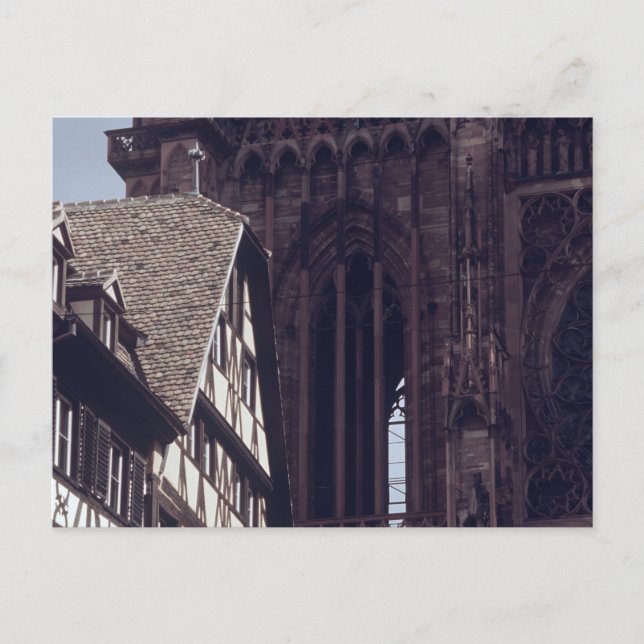 Strasbourg Cathedral Postkarte (Vorderseite)