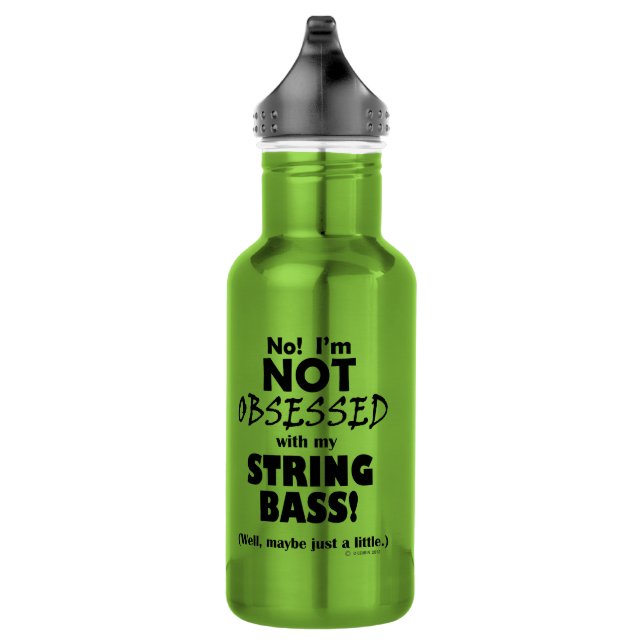 Strass-Bass Edelstahlflasche (Rechts)