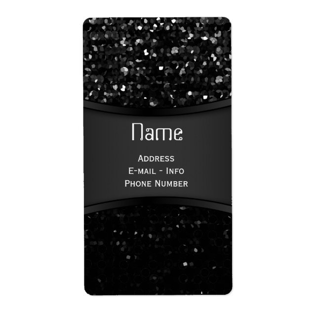 Strass étiquette à bille (Devant)