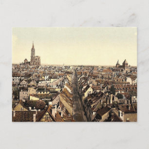 Strassburg, allgemeine Ansicht, Elsass-Lothringen, Postkarte