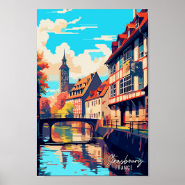 Straßburg Frankreich Kunstmuseum Monte San Giorgio Poster