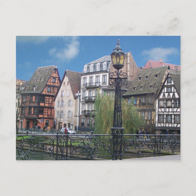 Straßburg Frankreich Postkarte (Vorderseite)