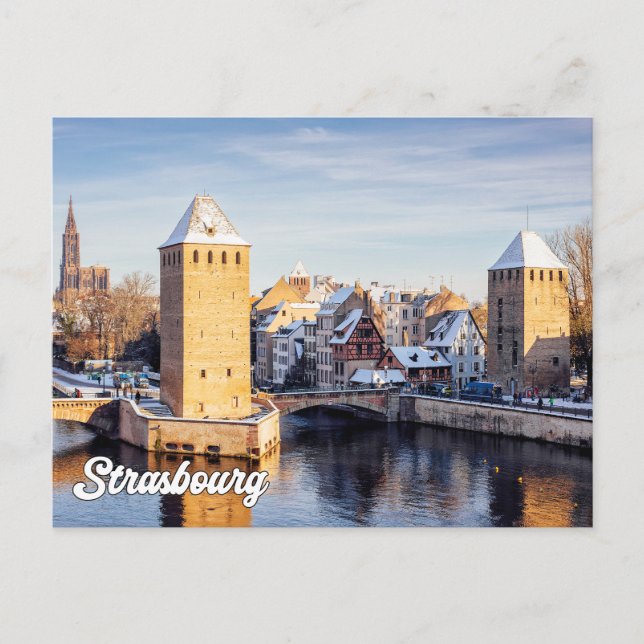 Straßburg, Frankreich Postkarte (Vorderseite)