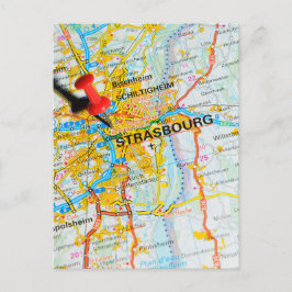 Straßburg, Frankreich Postkarte