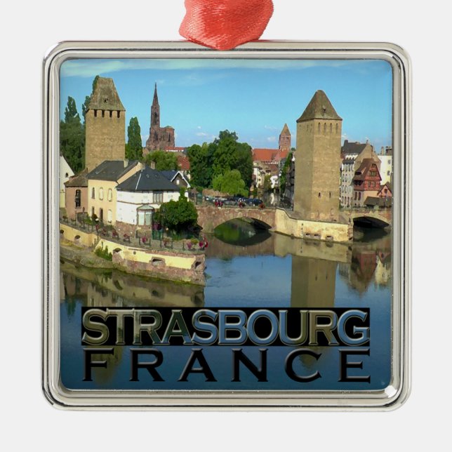Straßburg Ornament Aus Metall (Vorne)