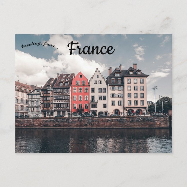 Straßburg Postkarte (Vorderseite)