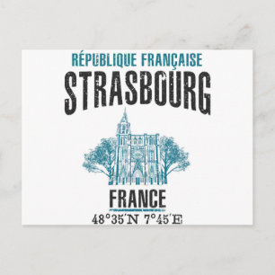 Straßburg Postkarte