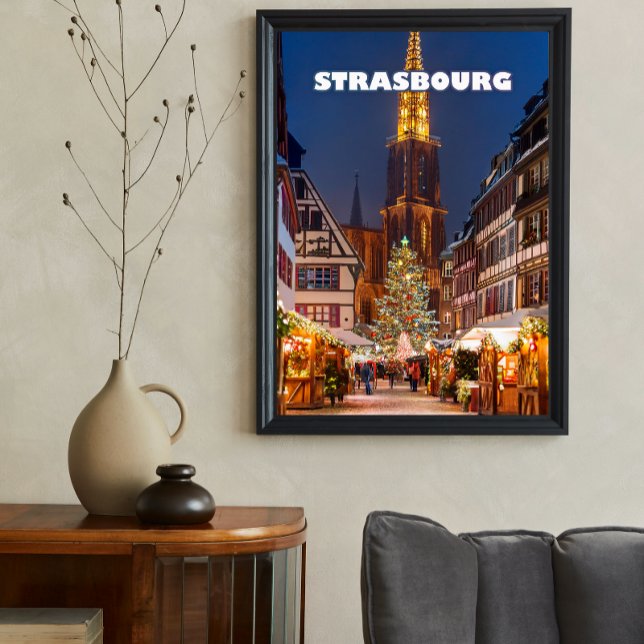 Straßburg The Capital of Christmas Poster (Von Creator hochgeladen)