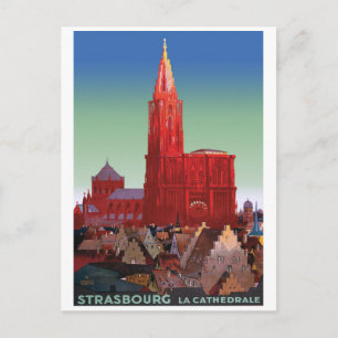 Straßburger Münster, Frankreich Postkarte