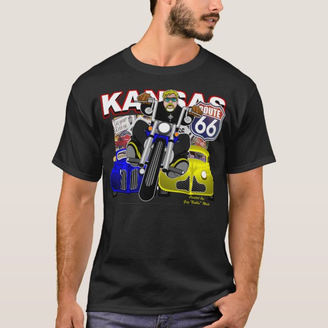 STRASSE 66 KANSAS T-Shirt (Vorderseite)