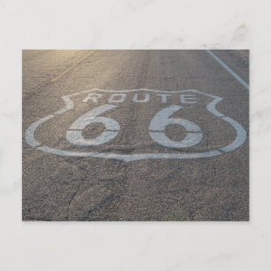 Straße 66 postkarte
