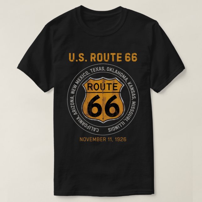 Straße 66 T-Shirt (Design vorne)