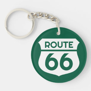 Straße 66 US-Staat Autostraßenschild Sonderzeichen Schlüsselanhänger