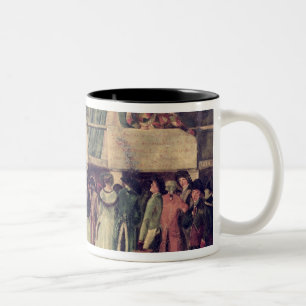 Straße angemessen zweifarbige tasse