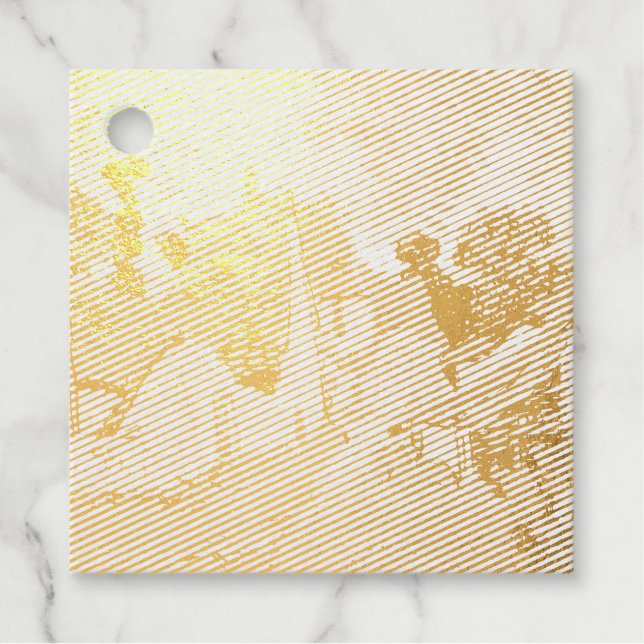 Straße Auvers-sur-Oise Vincent van Gogh Geschenkanhänger (Vorderseite)