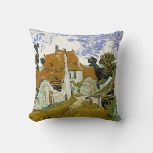 Straße Auvers-sur-Oise Vincent van Gogh Kissen