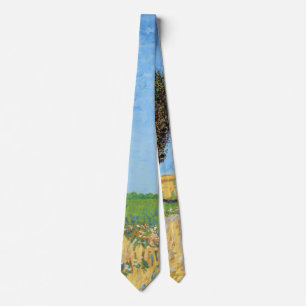 Straße bei Arles von Vincent van Gogh Krawatte