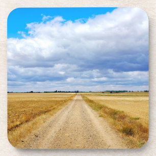 Straße Boadilla del Camino - Itero de la Vega Getränkeuntersetzer