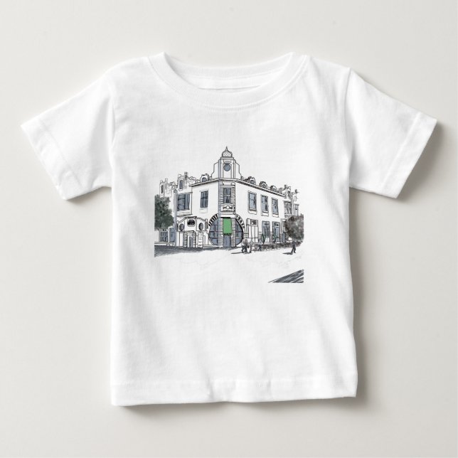Straße der Altstadt Baby T-shirt (Vorderseite)