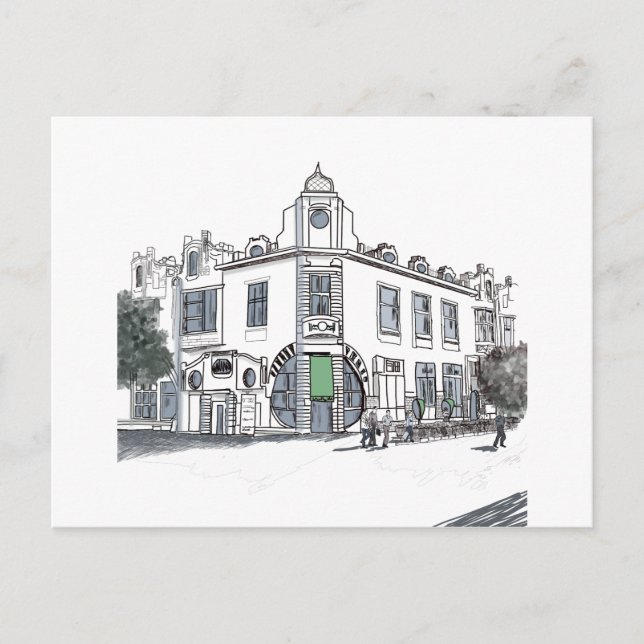 Straße der Altstadt Postkarte (Vorderseite)