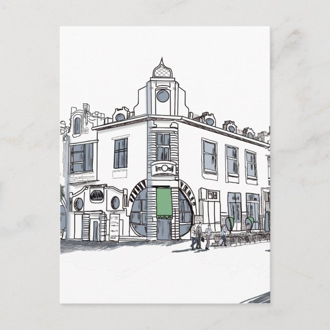 Straße der Altstadt Postkarte (Vorderseite)