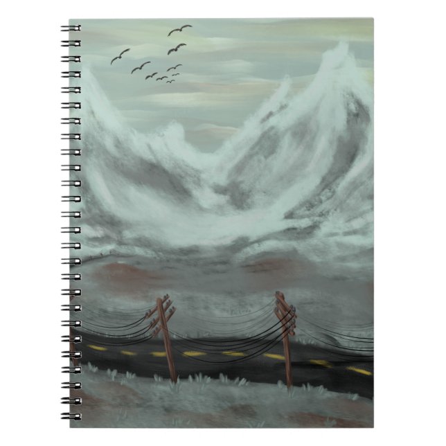 Straße Desolat Notizblock (Vorderseite)