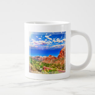 Straße durch den Zion-Nationalpark Jumbo-Tasse