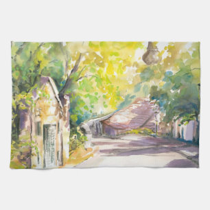 Straße Geschirrtuch