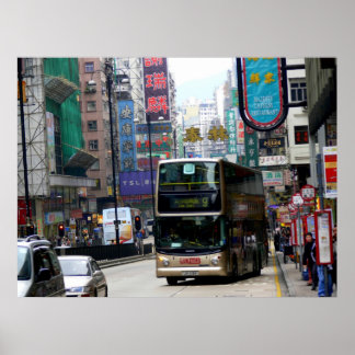 Straße Hong kong Poster