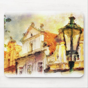 Straße im alten Teil von Prag Mousepad