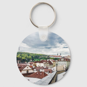 Straße im Stadtzentrum von Prag Schlüsselanhänger