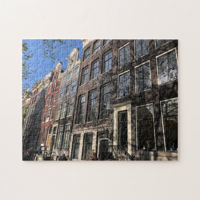 Straße in Amsterdam, Niederlande. (Horizontal)