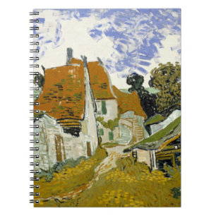 Straße in Auvers-sur-Oise Vincent van Gogh Notizblock
