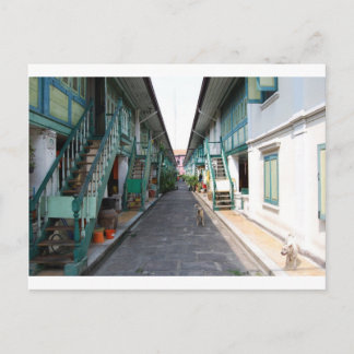 Straße in Bangkok Postkarte