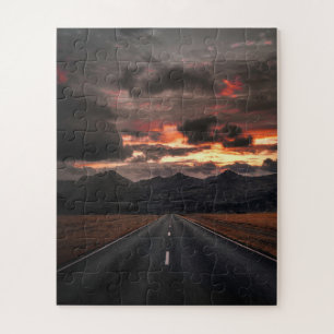 Straße in den Sunset Mountain