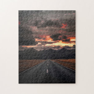 Straße in den Sunset Mountain
