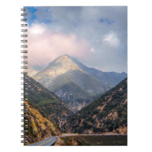 Straße in die ruhige Landschaft Foto-Wandkunst-Dru Notizblock
