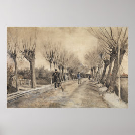 Straße in Etten (1881) von Vincent Van Gogh. Poster