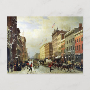Straße in New York Postkarte