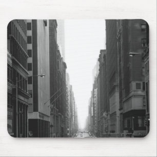 Straße in NY City B&W Mousepad
