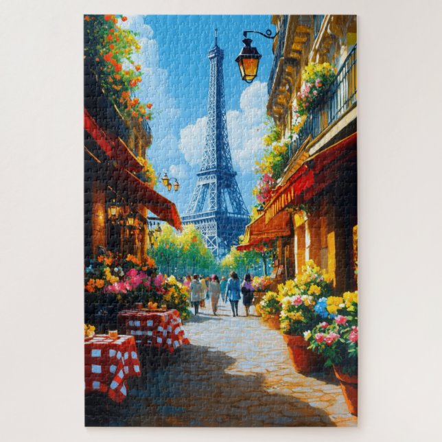 Straße in Paris (Vertikal)
