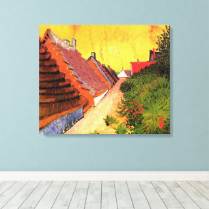 Straße in Saintes Maries von Vincent van Gogh Leinwanddruck