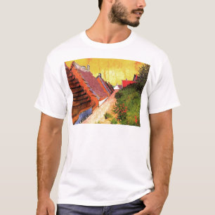 Straße in Saintes-Maries von Vincent van Gogh T-Shirt