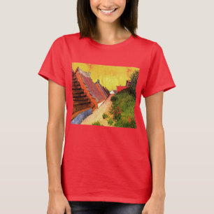 Straße in Saintes Maries von Vincent van Gogh T-Shirt