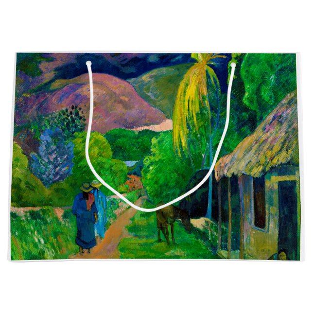Straße in Tahiti, Gauguin Große Geschenktüte (Vorderseite)