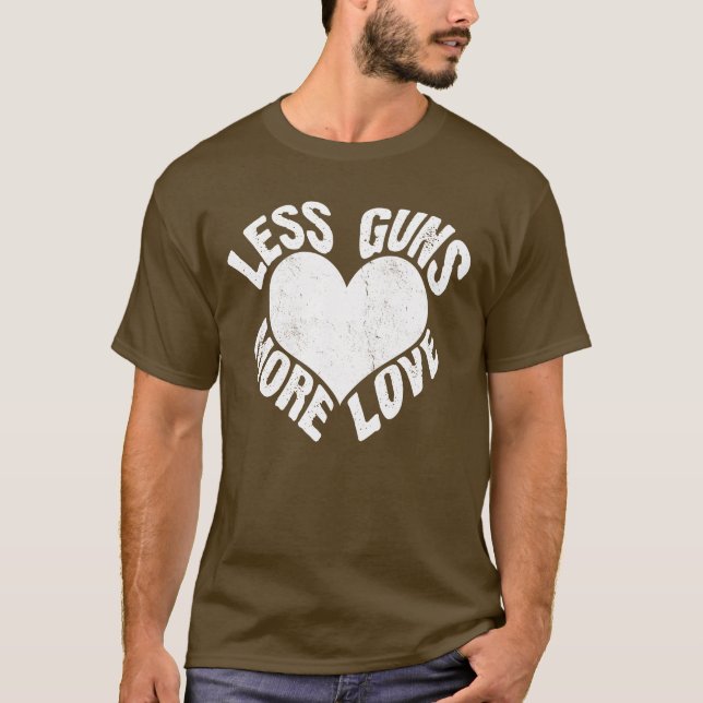 Straße Keime weniger Waffen mehr Liebe T - Shirt (Vorderseite)