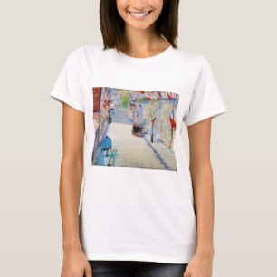 Straße mit französischen Flaggen, Manet T-Shirt