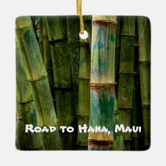 Straße nach Hana, Maui, Hawaii Keramikornament (Vorderseite)