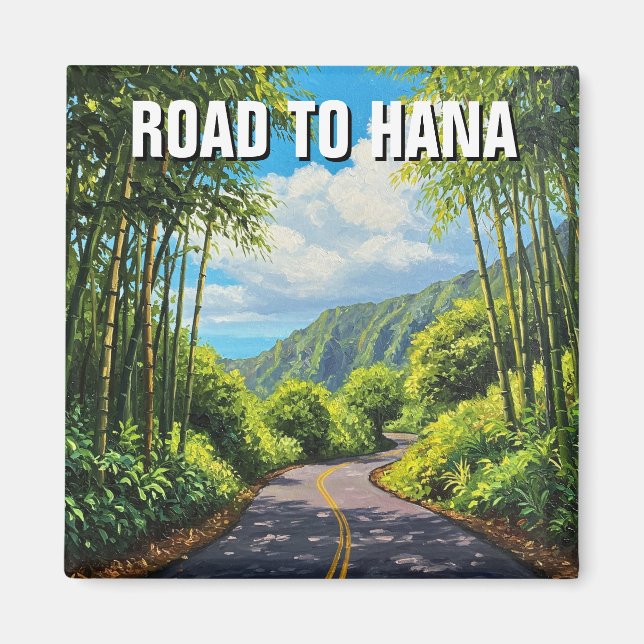 Straße nach Hana Maui Hawaii Magnet (Vorne)
