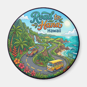 Straße nach Hana Scenic Highway USA Magnet